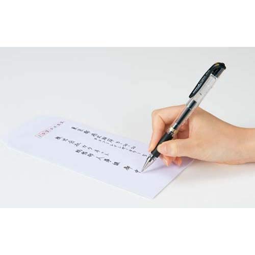 Mitsubishi Pencil Uniball Signo Bold Black Gel Ink Pen 1.0mm Pack of 10-Kiichin - The #1 Place for Japanese Goods in Your Hand!