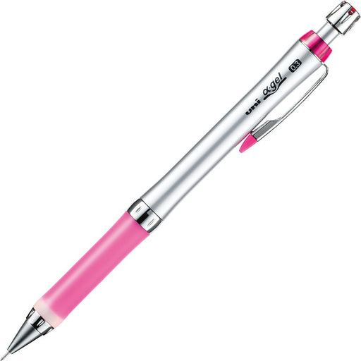 Mitsubishi Pencil Alpha Gel Slim 0.3 Rose Pink Mechanical Pencil M3807Gg1P66-Kiichin - The #1 Place for Japanese Goods in Your Hand!