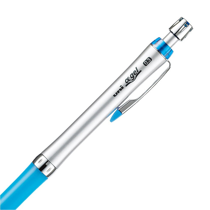 Mitsubishi Pencil Alpha Gel Slim Mechanical Pencil 0.3 - Royal Blue M3807Gg1P40-Kiichin - The #1 Place for Japanese Goods in Your Hand!