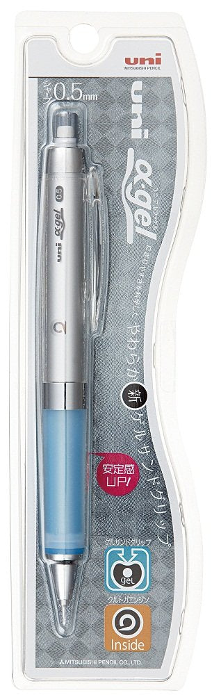 Mitsubishi Pencil Alpha Gel 0.5mm Kurtoga Mechanical Pencil in Concentrated Blue-Kiichin - The #1 Place for Japanese Goods in Your Hand!