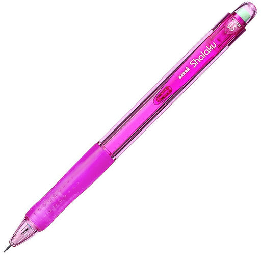 Mitsubishi Pencil Berisha Raku 0.5 Mechanical Pencil Transparent Pink Less Fatigue-Kiichin - The #1 Place for Japanese Goods in Your Hand!