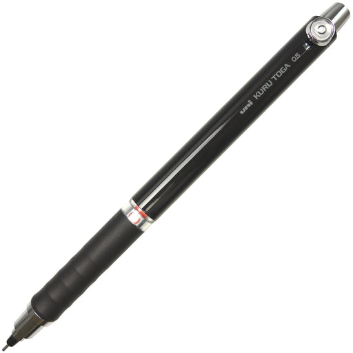 Mitsubishi Pencil Kurtoga 0.5 Black Mechanical Pencil with Rubber Grip-Kiichin - The #1 Place for Japanese Goods in Your Hand!