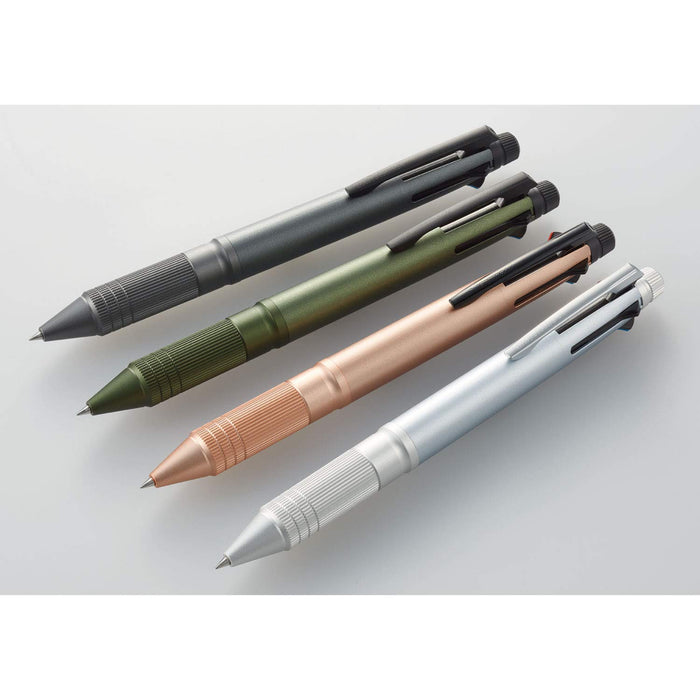 Mitsubishi Pencil Jet Stream 4&1 Metal Edition Dark Green Multi-Function 0.5 Pen-Kiichin - The #1 Place for Japanese Goods in Your Hand!