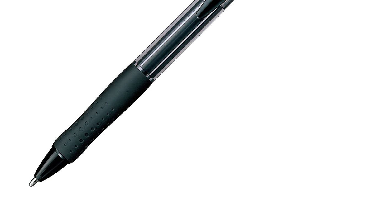 Mitsubishi Pencil Berry Raku Knock Oil-Based Black Ballpoint Pen Pack of 24-Kiichin - The #1 Place for Japanese Goods in Your Hand!