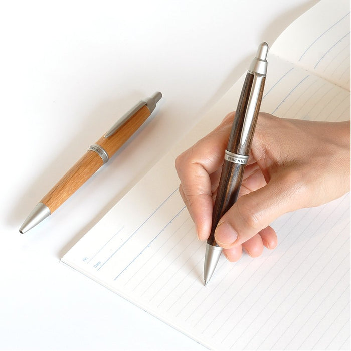 Mitsubishi Pencil Pure Malt Dark Brown Oil-Based Ballpoint Pen 0.7 Point-Kiichin - The #1 Place for Japanese Goods in Your Hand!