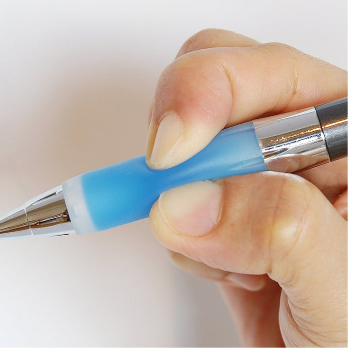Mitsubishi Pencil Uni Alpha Gel Hard 0.7 Oil-Based Ballpoint Pen - Royal Blue-Kiichin - The #1 Place for Japanese Goods in Your Hand!