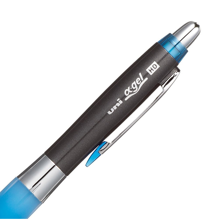 Mitsubishi Pencil Uni Alpha Gel Hard 0.7 Oil-Based Ballpoint Pen - Royal Blue-Kiichin - The #1 Place for Japanese Goods in Your Hand!