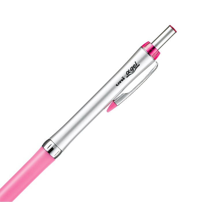 Mitsubishi Pencil Uni Alpha Gel Slim 0.7 - Oil-Based Ballpoint Pen in Rose Pink-Kiichin - The #1 Place for Japanese Goods in Your Hand!