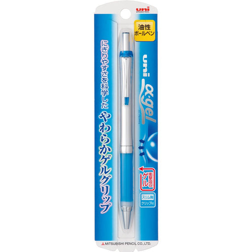Mitsubishi Pencil Uni Alpha Gel Slim Oil-Based Ballpoint Pen 0.7 Royal Blue-Kiichin - The #1 Place for Japanese Goods in Your Hand!