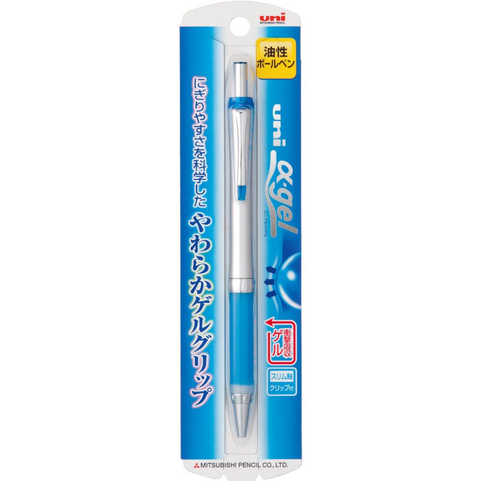 Mitsubishi Pencil Uni Alpha Gel Slim Oil-Based Ballpoint Pen 0.7 Royal Blue-Kiichin - The #1 Place for Japanese Goods in Your Hand!