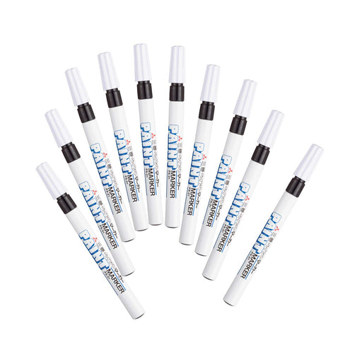Mitsubishi Pencil Fine Point Black Paint Marker 10-Piece Set-Kiichin - The #1 Place for Japanese Goods in Your Hand!