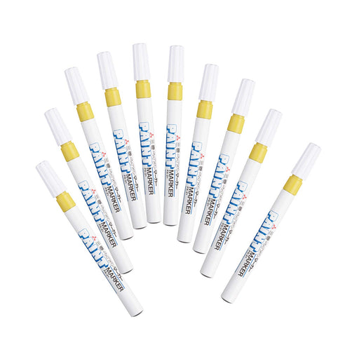Mitsubishi Pencil Fine Point Yellow Paint Marker Pack of 10 Px21.2-Kiichin - The #1 Place for Japanese Goods in Your Hand!