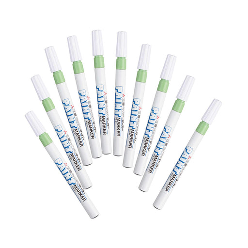 Mitsubishi Pencil Fine Point Yellow Green Paint Marker Pack of 10-Kiichin - The #1 Place for Japanese Goods in Your Hand!