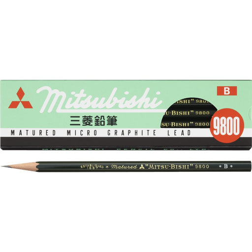 Mitsubishi Pencil K9800B - Premium Quality B-Grade Pencils Pack of 12-Kiichin - The #1 Place for Japanese Goods in Your Hand!
