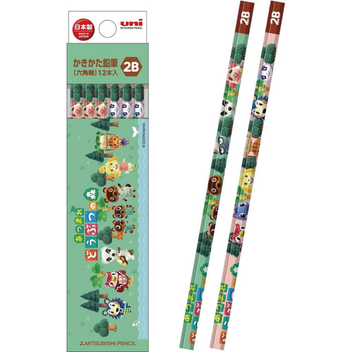 Mitsubishi Pencil Animal Crossing Dms 2B Paper Box Pack of 12 - K56352B-Kiichin - The #1 Place for Japanese Goods in Your Hand!