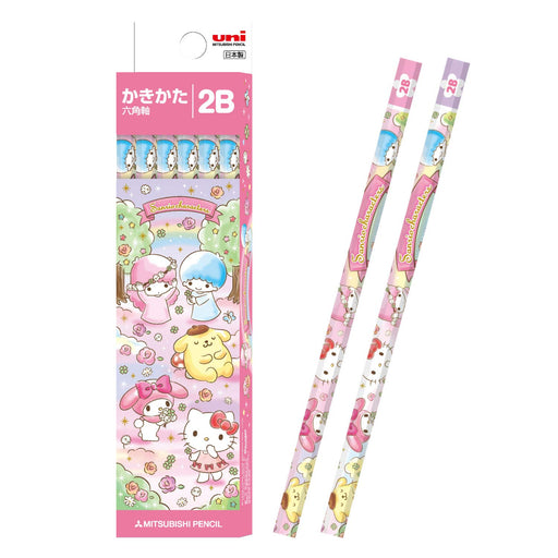 Mitsubishi Pencil Hello Kitty 2B Hexagonal - One Dozen Box K56005-Kiichin - The #1 Place for Japanese Goods in Your Hand!