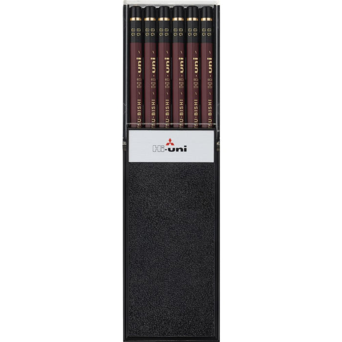 Mitsubishi Pencil High Uni 9B - Pack of 12 Premium Quality Pencils-Kiichin - The #1 Place for Japanese Goods in Your Hand!