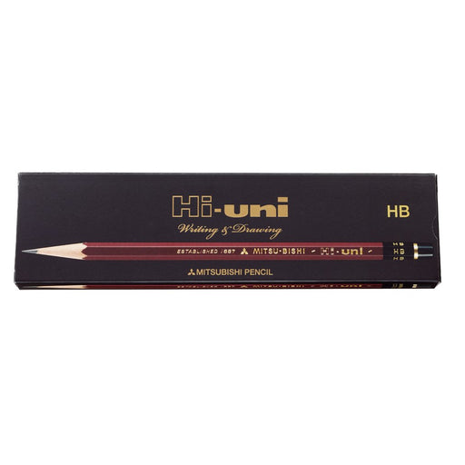 Mitsubishi Pencil High Uni K HB Paper Box Pack of 12 Pencils-Kiichin - The #1 Place for Japanese Goods in Your Hand!