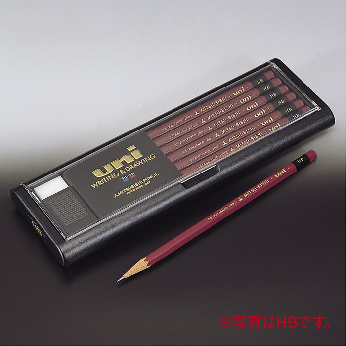 Mitsubishi Pencil Uni H High-Quality Artist Grade Pencils Pack of 12-Kiichin - The #1 Place for Japanese Goods in Your Hand!