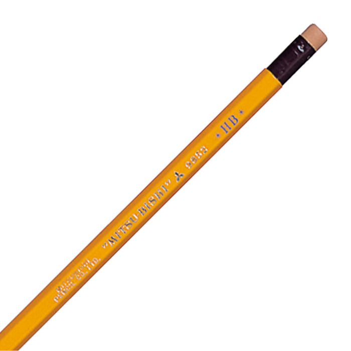 Mitsubishi Pencil HB Eraser-Tipped Pencils Pack of 12 K9852HB-Kiichin - The #1 Place for Japanese Goods in Your Hand!