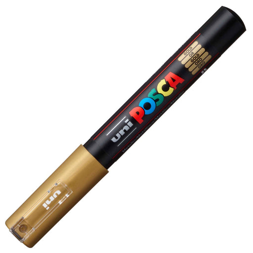 Mitsubishi Pencil Gold Posca Extra Fine Pc1M.25 - Premium Quality-Kiichin - The #1 Place for Japanese Goods in Your Hand!