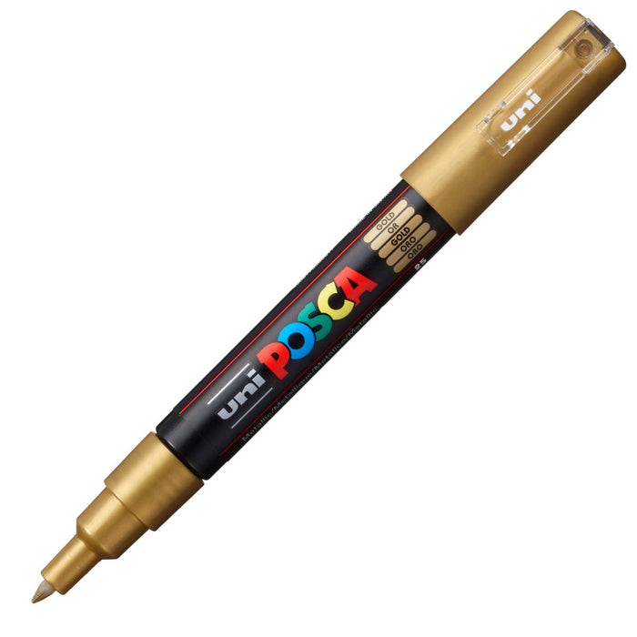 Mitsubishi Pencil Gold Posca Extra Fine Pc1M.25 - Premium Quality-Kiichin - The #1 Place for Japanese Goods in Your Hand!
