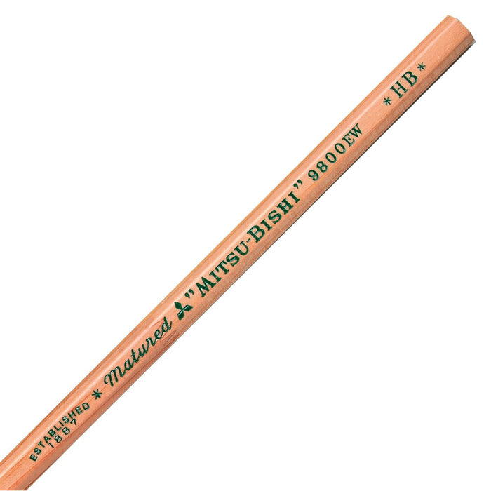 Mitsubishi Pencil 9800Ew HB Eco-friendly Recycled Pencils Pack of 12-Kiichin - The #1 Place for Japanese Goods in Your Hand!