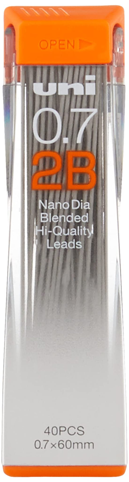 Mitsubishi Pencil Uni 0.7-202Nd 2B - High Quality Pencil Refill Pack-Kiichin - The #1 Place for Japanese Goods in Your Hand!