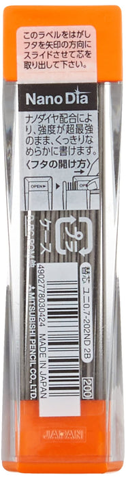 Mitsubishi Pencil Uni 0.7-202Nd 2B - High Quality Pencil Refill Pack-Kiichin - The #1 Place for Japanese Goods in Your Hand!