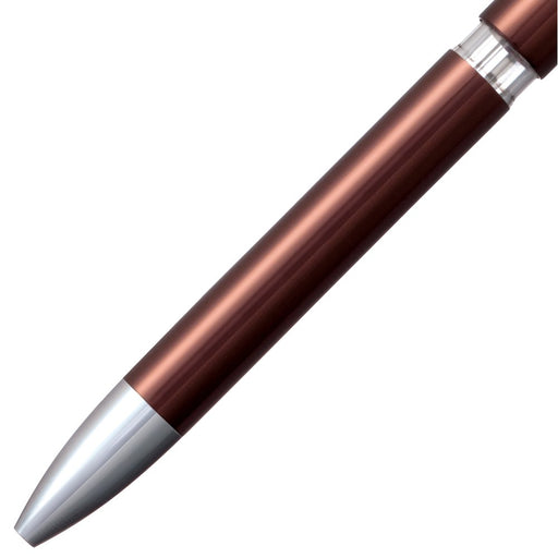 Mitsubishi Pencil Style Fit 3-Color Holder - Meister Rotating Brown Ue3H1008.21-Kiichin - The #1 Place for Japanese Goods in Your Hand!
