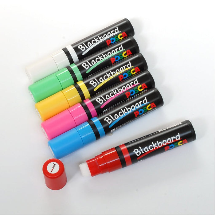 Mitsubishi Pencil Extra Thick Water-Based Black Board Posca Pen Peach-Kiichin - The #1 Place for Japanese Goods in Your Hand!