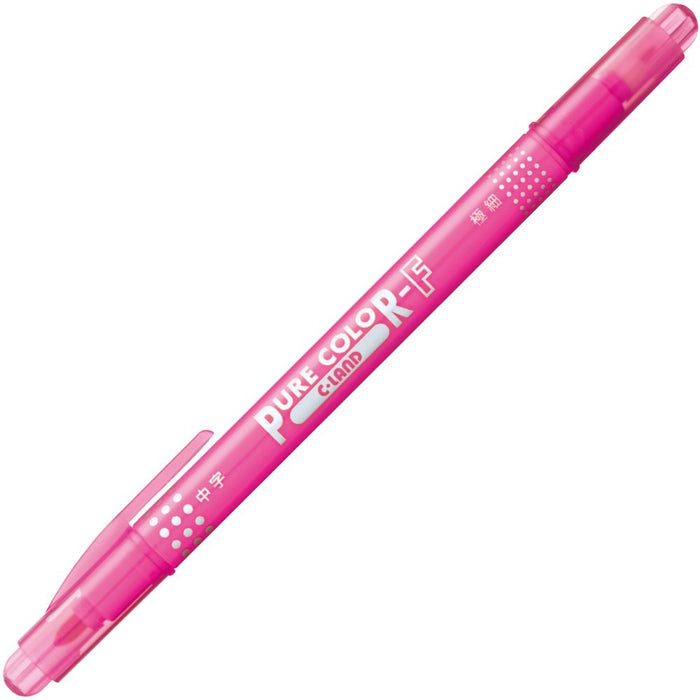 Mitsubishi Pencil Pure Color F Pink Water-Based 10-Piece Pen Set-Kiichin - The #1 Place for Japanese Goods in Your Hand!