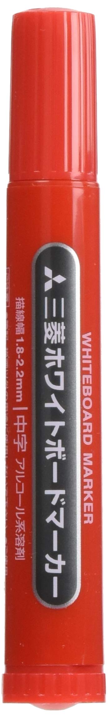 Mitsubishi Pencil Medium Point Red Whiteboard Marker Round Lead 10 Pieces-Kiichin - The #1 Place for Japanese Goods in Your Hand!