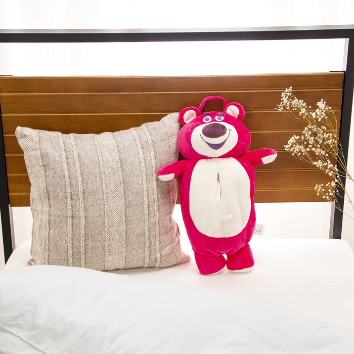 Moripilo Toy Story Lotso Pink 45cm Plush Tissue Case Wall Hanging Car-Kiichin - The #1 Place for Japanese Goods in Your Hand!