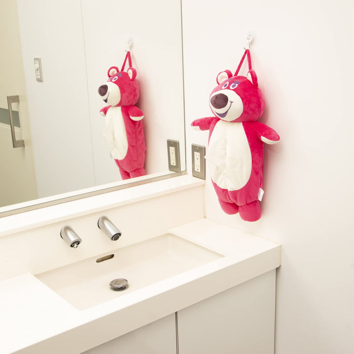 Moripilo Toy Story Lotso Pink 45cm Plush Tissue Case Wall Hanging Car-Kiichin - The #1 Place for Japanese Goods in Your Hand!