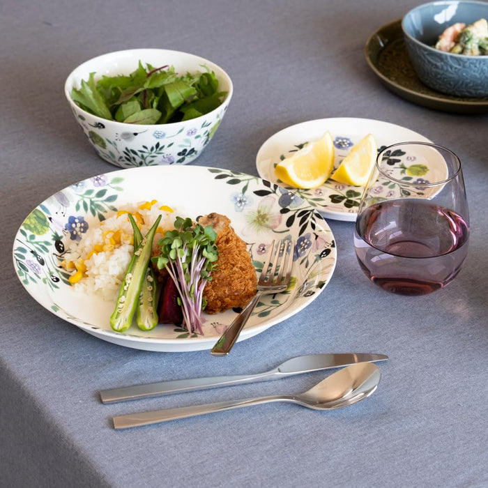 Narumi Anna Emilia Clover Garden 16cm Floral Plate Microwave Dishwasher Safe