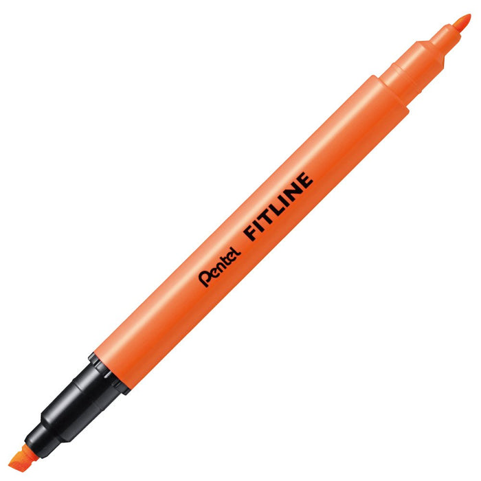 Pentel Fitline Orange Highlighter 5-Pack Xslw11-F Pentel Quality Writing-Kiichin - The #1 Place for Japanese Goods in Your Hand!