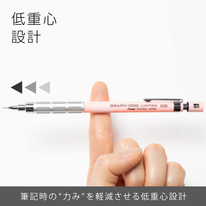 Pentel Graph 1000 Limited Baby Pink Mechanical Pencil 0.5mm-Kiichin - The #1 Place for Japanese Goods in Your Hand!