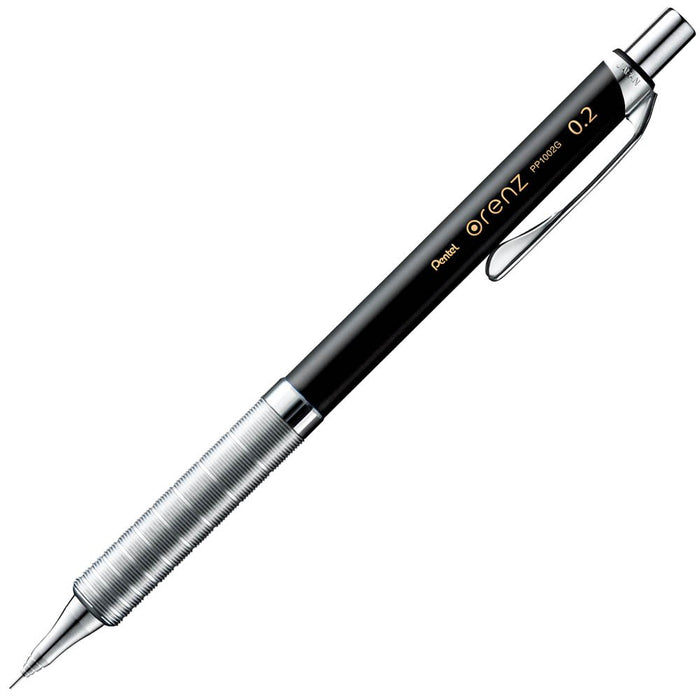 Pentel Orens Metal Grip Mechanical Pencil 0.2mm Lead Black Xpp1002G-A-Kiichin - The #1 Place for Japanese Goods in Your Hand!