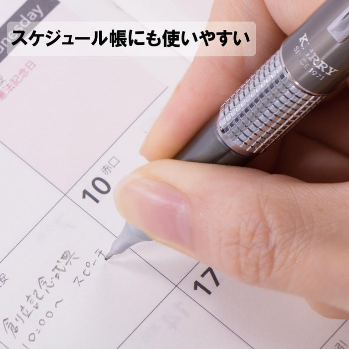 Pentel Perpetual Mechanical Pencil P1035-Nd with Cap Smoky Gray Axis - Kelly Edition-Kiichin - The #1 Place for Japanese Goods in Your Hand!