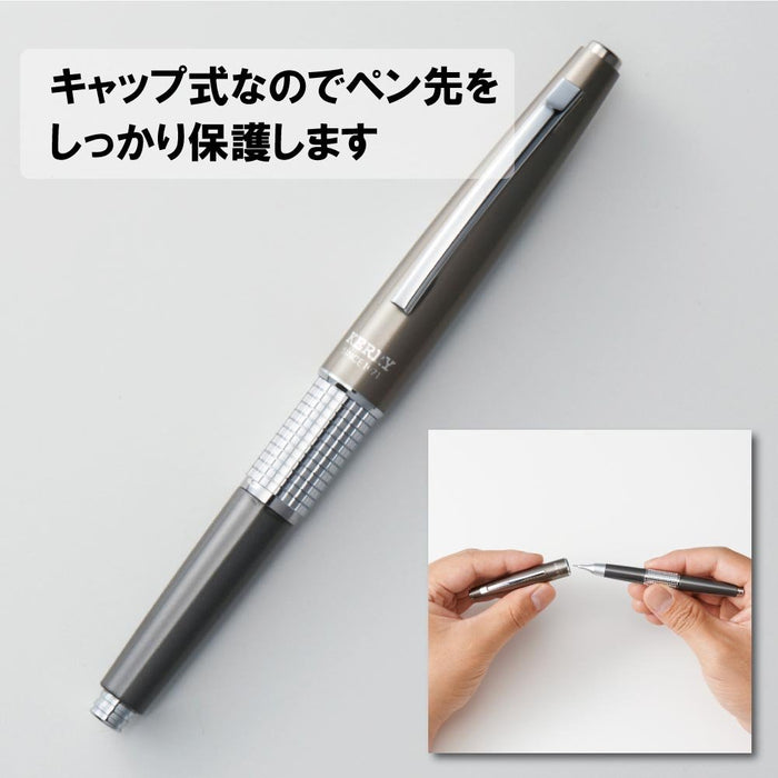 Pentel Perpetual Mechanical Pencil P1035-Nd with Cap Smoky Gray Axis - Kelly Edition-Kiichin - The #1 Place for Japanese Goods in Your Hand!