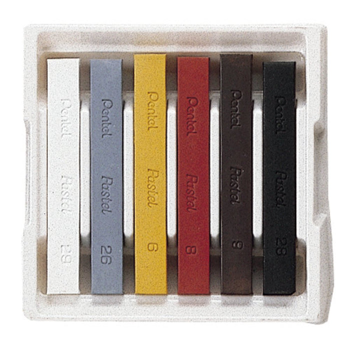 Pentel Pastel Ga-6Ad Low Saturation 6 Colors Set - Pentel-Kiichin - The #1 Place for Japanese Goods in Your Hand!