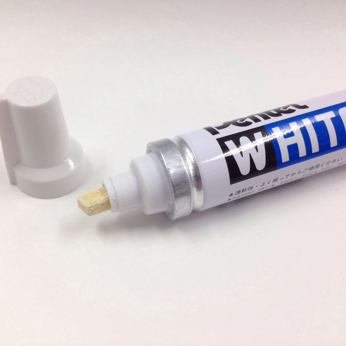 Pentel Extra Thick Permanent White Marker X100W-Ld-Kiichin - The #1 Place for Japanese Goods in Your Hand!
