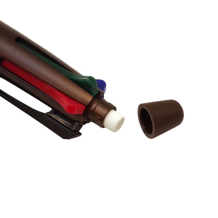 Pilot Dark Brown 4+1 Wood Pen 14.1mm Diameter 148mm Length - Bkhfw2Srdbn-Kiichin - The #1 Place for Japanese Goods in Your Hand!