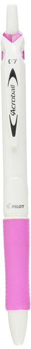 Pilot Acroball 150 Fine Point Knock Ballpoint Pen - White/Pink Body (Bab-15F-Wpb)-Kiichin - The #1 Place for Japanese Goods in Your Hand!