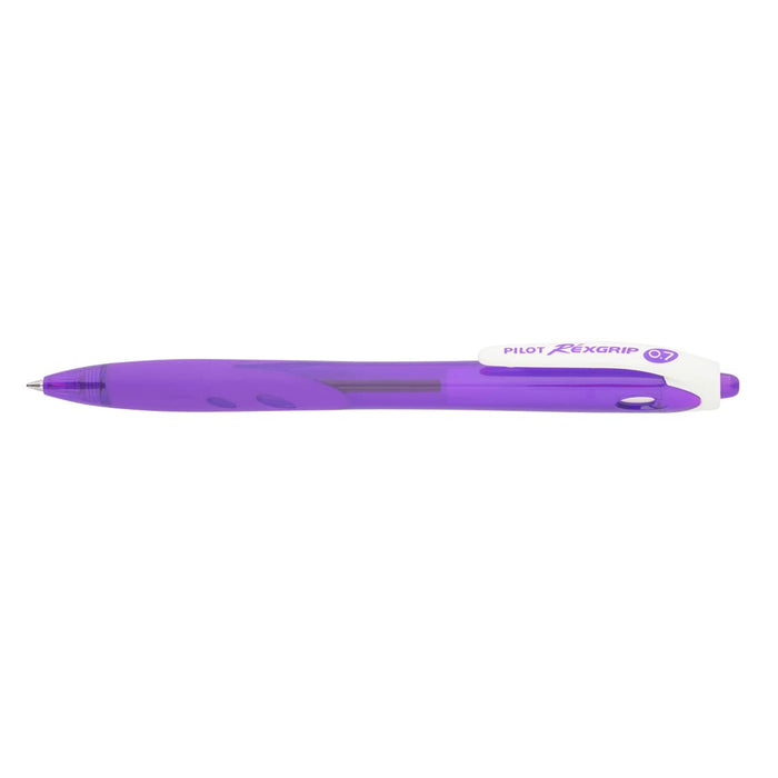 Pilot Rexgrip Extra Fine Point Violet Ballpoint Pen - BRG-10F-VB-Kiichin - The #1 Place for Japanese Goods in Your Hand!
