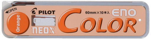 Pilot Eno Orange 0.7mm Color Mechanical Pencil Lead - 10 Pieces-Kiichin - The #1 Place for Japanese Goods in Your Hand!