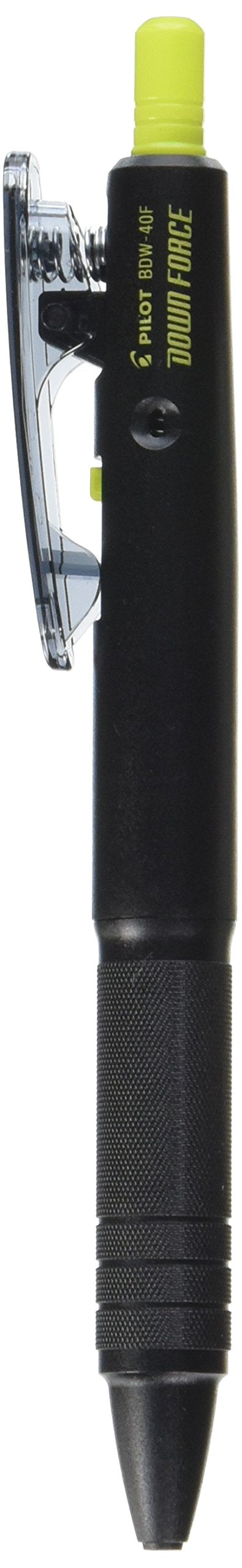 Pilot Downforce 0.7mm Black Body Ballpoint Pen with Black Ink (BDW-40F-B)-Kiichin - The #1 Place for Japanese Goods in Your Hand!