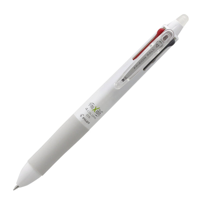 Pilot Frixion Ball 4 0.5 4-Color Erasable Ballpoint Pen White Model P-Lkfb-80Ef-W-Kiichin - The #1 Place for Japanese Goods in Your Hand!