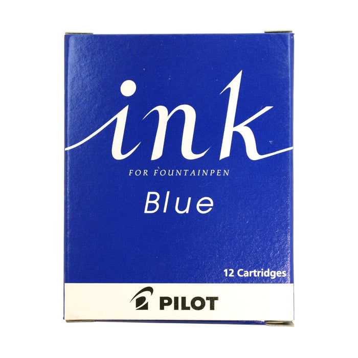 Pilot 12-Pack Blue Fountain Pen Cartridge Ink IRF12SL - Authentic Pilot Refills-Kiichin - The #1 Place for Japanese Goods in Your Hand!